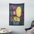 thumbnail image 1 of I Love You Tapestry, Valentines Day Featured Festival in Love Wish Relationship Feelings Image, Wall Hanging for Bedroom Living Room Dorm Decor, 40W X 60L Inches, Grey Yellow Pink, by Ambesonne, 1 of 2