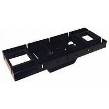 Gibraltar Mailboxes Black Polymer Mounting Board, 17 in., UV Resistant