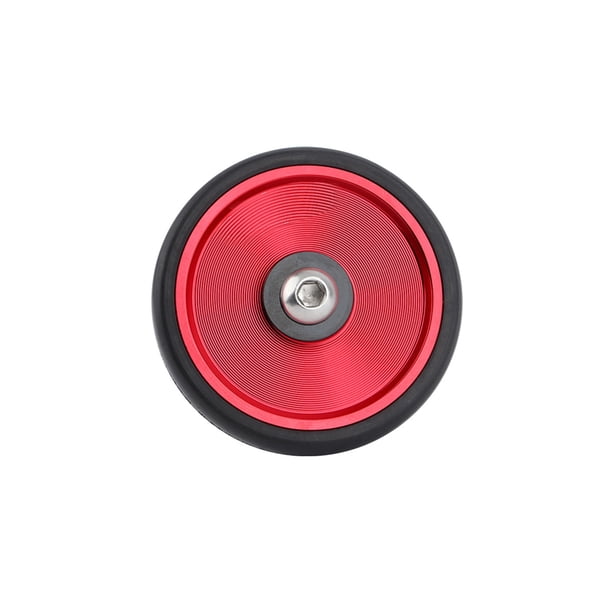 Eigraketly Easy Wheels espesar rodamiento sellado Easywheel aleación de aluminio rodillos dobles procesamiento CNC con perno estante trasero al aire libre Ciclismo Rojo Eigraketly OD024279-02