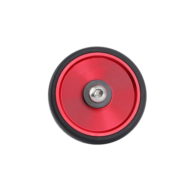 Eigraketly Easy Wheels espesar rodamiento sellado Easywheel aleación de aluminio rodillos dobles procesamiento CNC con perno estante trasero al aire libre Ciclismo Rojo Eigraketly OD024279-02