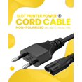 thumbnail image 2 of Cable de alimentación BRENDAZ EU a C7, paquete de 10, 1,8 m, 2 of 6