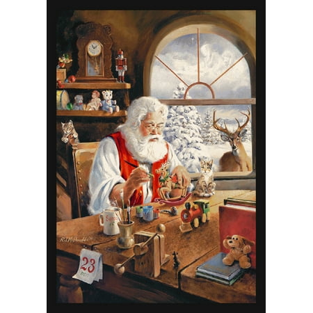 - Milliken Seasonal Inspirations Area Rugs - Novelty 02001 Workshop Santas Workshop Christmas Gifts Rug
