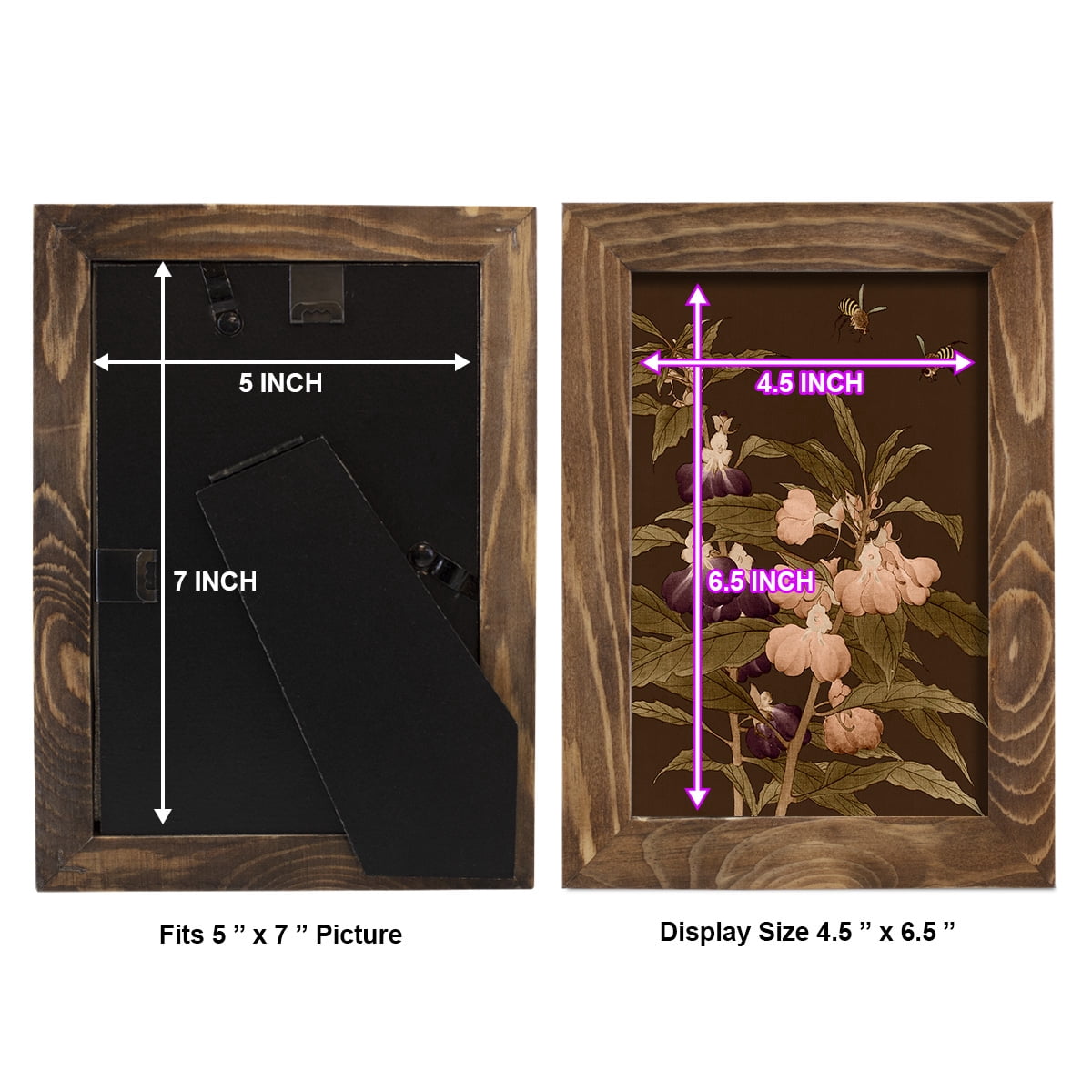 Asian Brocade IV - Framed Print w/glass - Walnut
