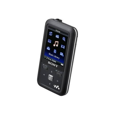 Sony Walkman NWZ-S616F - Digital player - 10 mW - 4 GB - black