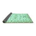 thumbnail image 2 of Ahgly Company Indoor Rectangle Oriental Turquoise Blue Traditional Area Rugs, 8' x 12', 2 of 4