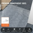 thumbnail image 4 of HCY Carpet Protector for Pets, 24" x 25' PVC Scratch-Proof Cat Carpet Protector for Doorway, Anti-Slip Cat Scratch Protector Mat, Easy to Cut Plastic Carpet Scratch Stopper, Cat Scratch Guard Carpet, 4 of 7