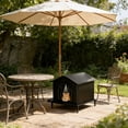 thumbnail image 6 of Outdoor Cat House Waterproof Sun Shelter Foldable Feral Cat Tent Insulated Porch Yard Balcony Winter Summer Hideout for Stray Cats Outdoor Home Patio Garden All Season Rest Shelter Cozy Sleep Pad, 6 of 6