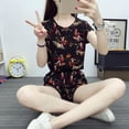 thumbnail image 1 of Woman Suit Female Summer Summer Wear Loose Casual Fashion Beach Shorts Short-sleeved Shirt Two-pieces, 1 of 5