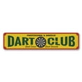 thumbnail image 2 of Dart Club Novelty Decor, Metal Wall Sign - 4x18 Inches, 2 of 4