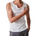 thumbnail image 4 of Yteetum Men's Sleeveless Workout Tank Tops Crewneck Loose Gym Running Muscle Shirts Summer Solid Round Neck Lightweight Breathable Quickly Dry Athletic Tank, 4 of 4