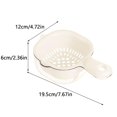 thumbnail image 3 of KEINXS Home Essentials Fruit Strainers  Berry Strainers  Two-Layer Draining Basket For The Kitchen With Handle  Removable Strainer Draining Basket Pink, 3 of 8