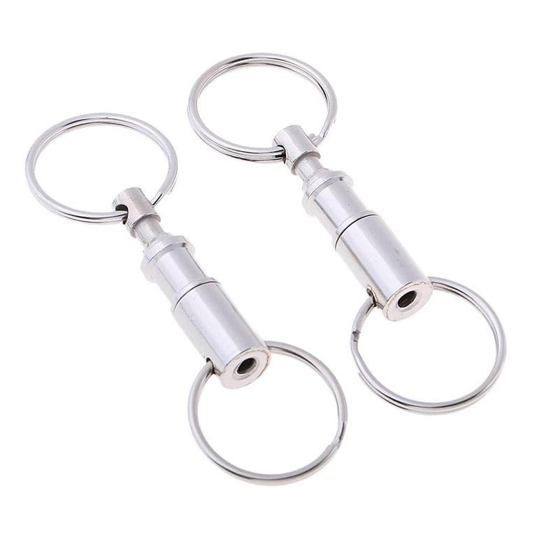 Outdoor Removable Key Chain Quick Release Keychain with Two Split