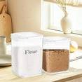 thumbnail image 6 of Pethiy Airtight Food Storage Containers with Lids, Food Jar Canisters for Flour, Sugar, Rice, Food Storage for Kitchen Pantry Organization 2 Pcs Set 4L&5L, BPA Free, 6 of 7