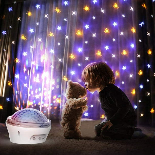 Projecteur de veilleuse étoile, lampe de veilleuse Sky avec 4 modes et  réglage de la minuterie pour bébé, enfants, adultes. Meilleur cadeau pour  chambre de bébé. 