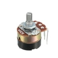 thumbnail image 2 of Uxcell 20K Ohm Variable Resistors Rotary Carbon Film Potentiometer 1packs WH138, 2 of 5