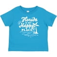 thumbnail image 3 of Inktastic Florida is My Happy Place with Palm Trees Boys or Girls Baby T-Shirt, 3 of 5