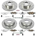thumbnail image 3 of PowerStop Front and Rear Z26 Street Warrior Carbon-Fiber Ceramic Brake Pad and Drilled and Slotted Rotor Kit Fits: BMW Select Models K499-26, 3 of 9