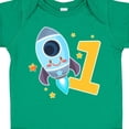 thumbnail image 4 of Inktastic Rocket Spaceship Happy First Birthday Boys or Girls Baby Bodysuit, 4 of 5