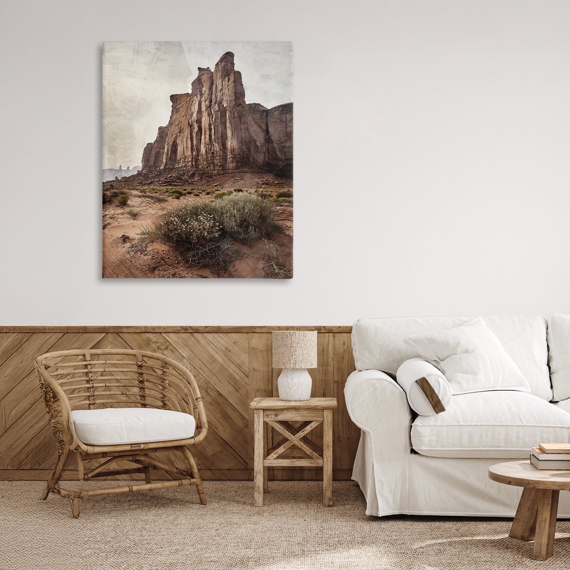 Stupell Industries Desolate Rock View Canvas Wall Art, design by Kim Allen