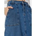 thumbnail image 5 of Midi Jean Skirt, 5 of 6
