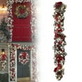 thumbnail image 2 of Buitifor Christmas Porch Sign Set Red Xmas Hanging Decorations For Home Outdoor Indoor Wall Front Door Decor, 2 of 7