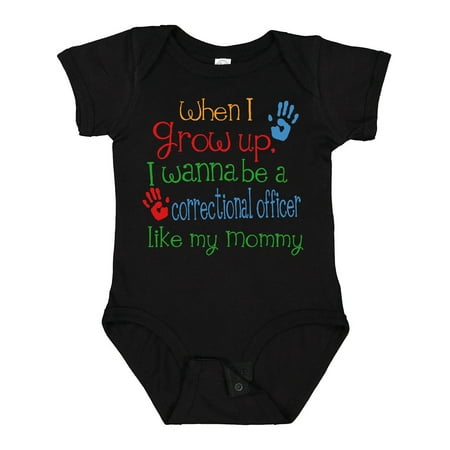 

Inktastic Correctional Officer Like Mommy Gift Baby Boy or Baby Girl Bodysuit
