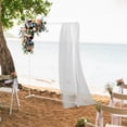 thumbnail image 2 of TOOL1SHOoo Wedding Pole Bracket with Pull Rod and Elastic Cloth Cover,Metal Stand Kit for Wedding/Ceremony/Party Decoration,4.92*6.56 ft,White, 2 of 11