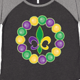 thumbnail image 4 of Inktastic Mardi Gras Beads and Fleur De Lis Women's Plus Size T-Shirt, 4 of 5