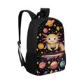thumbnail image 2 of HUIACONG Space Axolotl School Backpack for Teen Girls Breathable Adjustable Straps Water Resistant for Elementary High School Daily Travel, 2 of 6