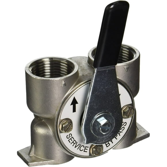 Vanne de Dérivation pour Fleck 5600, 2510, & 9000 Vannes - 1 Pouce