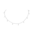 thumbnail image 1 of VONKY Collier Ras du Cou Style Coréen Simple en Alliage Pendentif en Strass Chaîne Réglable Bijou de Mariage pour Fille, 1 of 5