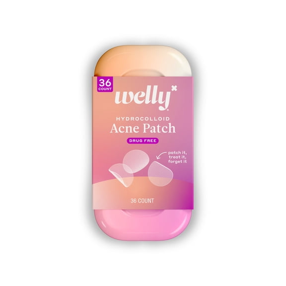 Welly Face Saver Clear Spot Acne Blemish Patches, 36 Count