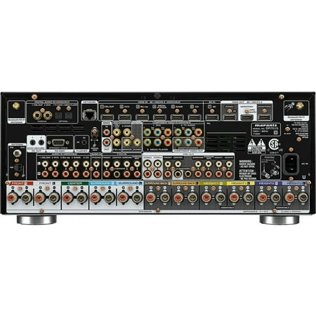 Marantz - SR7015 9.2 Channel AVR with 8K HDMI Upscaling, Auro 3D, IMAX Enhanced, Dolby Surround Sound - Black