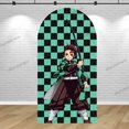 thumbnail image 3 of Arco de Demon Slayers, telón de fondo para fiesta de cumpleaños de niño, decoración de pared, pancarta de poliéster para baby shower de Kamado Tanjirou, 3 of 5