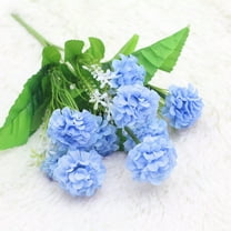 Tall Artificial Flowers, Blue Plastic Floral Stems, Home Decoration Accent, Realistic Fake Blooms, Waterproof Non-Fade Display, Office Wedding Decor
