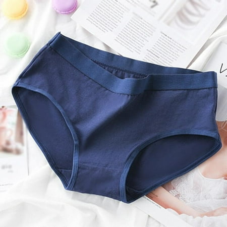 

Big Sale!!Cotton Mid-waist Seamless Comfortable Simple Women Hip-lifting Antibacterial Briefs