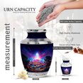 thumbnail image 2 of KARYLIZ Jesus Christ Keepsake Funeral Urns for Men & Women Adults - Multicolor Burial Urn for Ashes Adult Mom - Starry Night Keepsake Cremation Ash Holder - Urns for Ashes Adult Male & Female 3Inch, 2 of 7