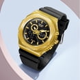 thumbnail image 3 of SMAEL Men Octagonal Analog Digital Sports Watch Waterproof TPU Strap Alloy Dial Man Gift, 3 of 7