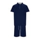 thumbnail image 4 of WILLBEST Traje Corto para Hombre, Dos Trajes para Hombre, Camisa y Pantalones Cortos de Color Liso con Cremallera En La Parte Superior., 4 of 4