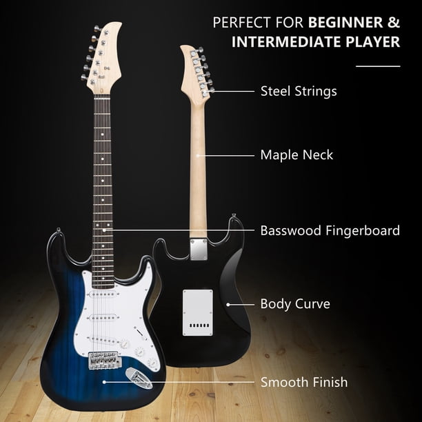 ZenSports 39-inch Electric Guitar Starter Kit for Adults, Full