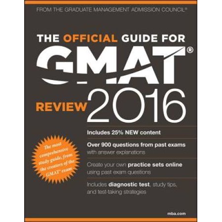 The Official Guide for GMAT Review 2016 with Online Question Bank and Exclusive Video, Pre-Owned (Paperback)