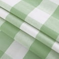 thumbnail image 2 of Buffalo Check Blackout Curtains Kitchen Living Room Bedroom, Green and White Gingham Plaid Window Curtain Panels Basement Drapes Grommet Top Window Treatment Set 53"W x 96"L (Pack of 2), 2 of 6