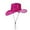 Hot Pink, variant on Women’s Hat White Cowgirl Hat for Girls Sequin Cowgirl Hat Glitter Hat Light Up Hat Disco Hat