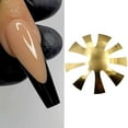 thumbnail image 3 of lionlar French Nail Manicure Edge , Gel Cutter Tool, Stainless Steel DIY Plate Module, golden, 3 of 7