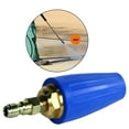 thumbnail image 3 of Boquilla giratoria, enchufe de 1/4 pulgadas, rápida, agua fría, lavadora de ón, entrada, Patio, accesorios de limpieza de gra 3000PSI azul Macarena boquilla de pulverización, 3 of 8