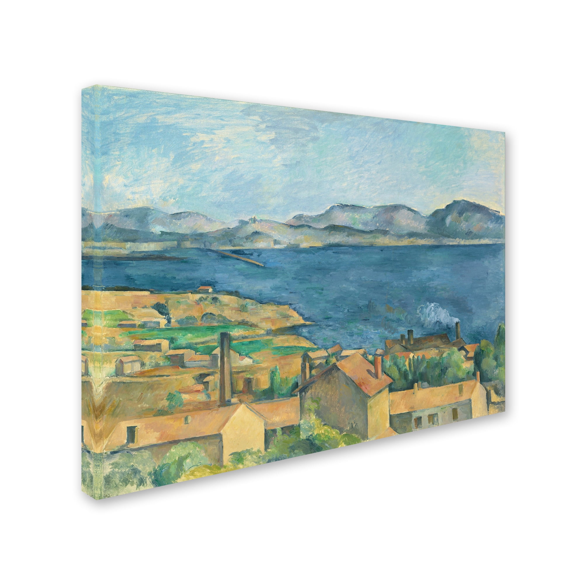 Cezanne 'The Bay Of Marseilles' Canvas Art