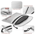 thumbnail image 4 of 6X Fireproof Document Bag,Waterproof and Fireproof Money Bag with Zipper,Fireproof Safe Storage Pouch for Passport ., 4 of 7