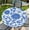 A-flower-4, variant on Round Table Cover for Round Tables 36"-70", Fitted Tablecloth with Elastic for Indoor Outdoor Party Holiday, 44inch, Sunflower