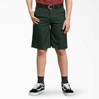 Dickies Khaki Big Boys' Slim Fit Stretch Flat Front Short, navy scuro, 20