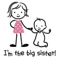 thumbnail image 2 of CafePress - Big Sister Stick People Tote Bag - Unisex Canvas Tote Bag, Beige, 1-Piece, 2 of 6